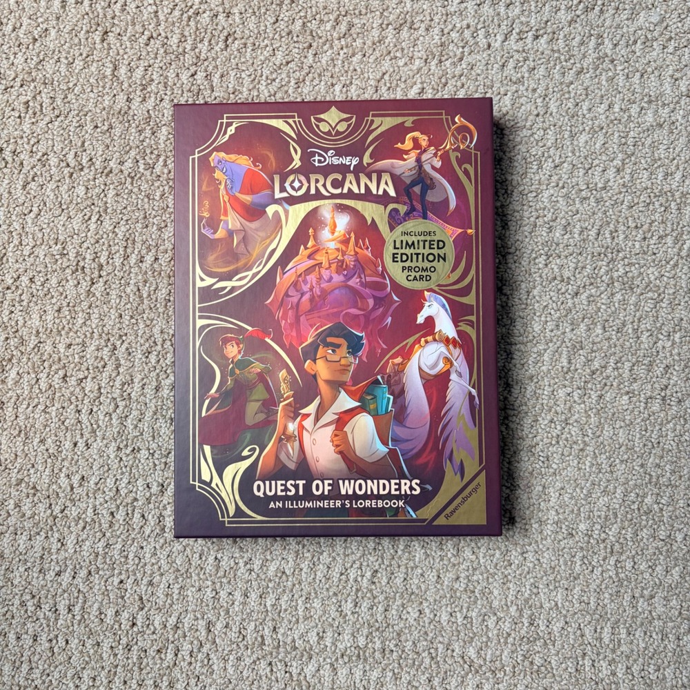 D23 Disney Lorcana Quest of Wonders An Illumineers Lorebook *Book Only*